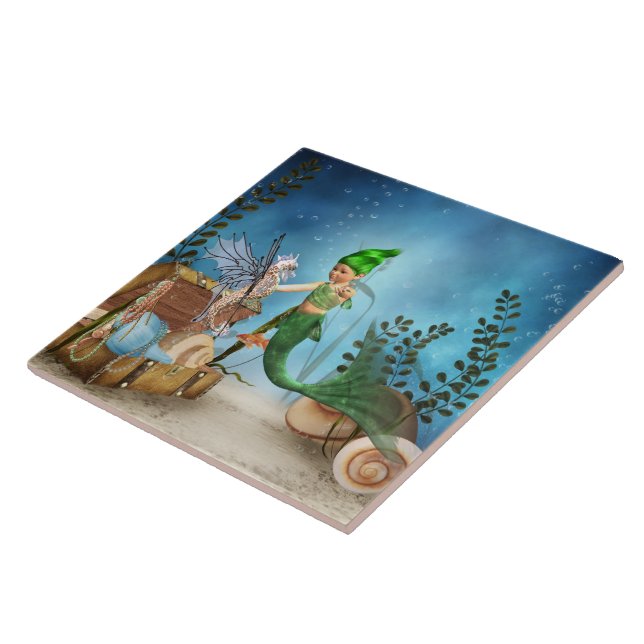 Petite sirène 4 carreaux (Côté)