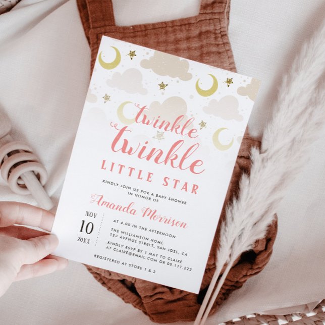 petite star baby shower invitation (Créateur téléchargé)