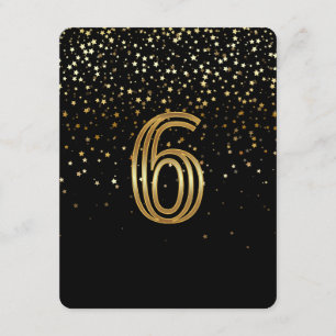 Petite Stars Tischnummer Card-6 Starry Night