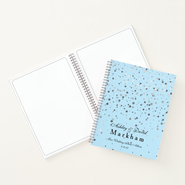 Petite Stars Wedding Notebook Foto Album Notizbuch (Innenseite)