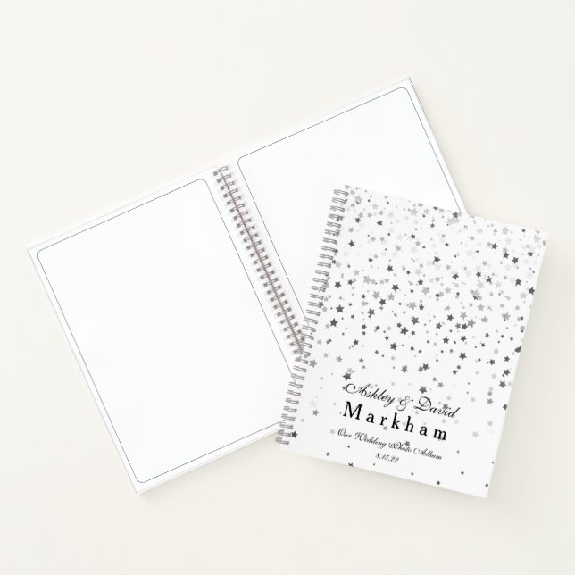 Petite Stars Wedding Notebook Foto Album Notizbuch (Innenseite)