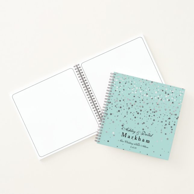 Petite Stars Wedding Notebook Foto Album Notizbuch (Innenseite)