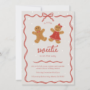 Petite Sweetie Noël Genre Révéler Invitation