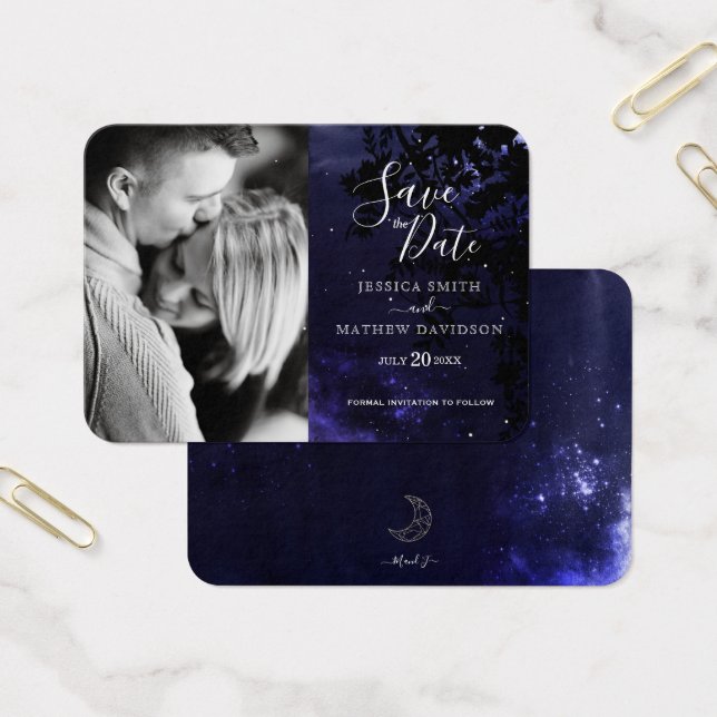 Petite taille de portefeuille "Save the Date" Étoi (Bureau)