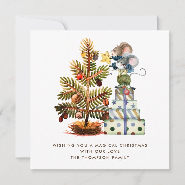 PETITE TAILLE MYE MYE MYE Christmas Tree Carte de  (Devant)