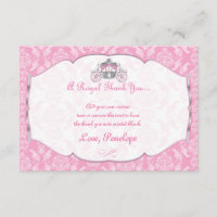 Petites cartes de princesse Merci