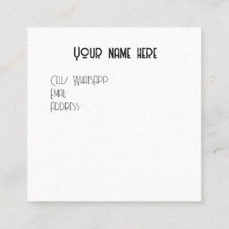 Petites cartes pour votre marque