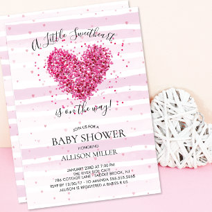 Petites filles amies Baby shower Invitation