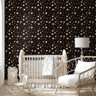 Petites filles stars motifs pépinière Papier peint