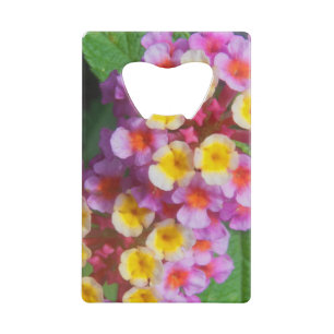 Petites fleurs tropicales roses et violettes jaune