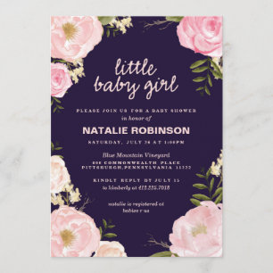 petites invitations de baby shower de bébé de