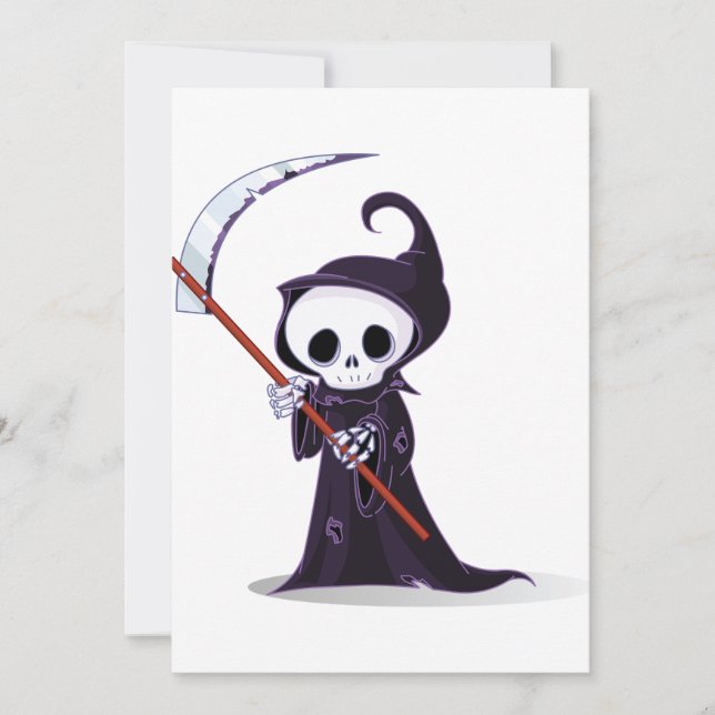 Petites Invitations De Faucheuses Grim (Devant)