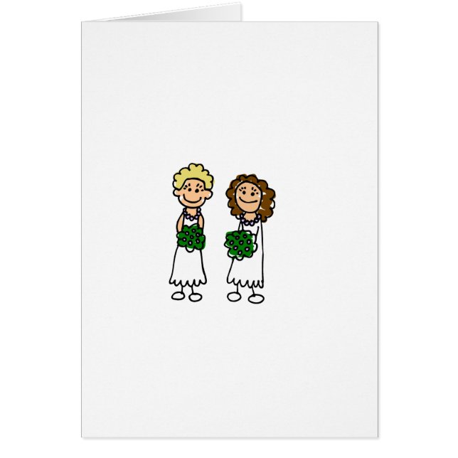 Petites lesbiennes mignonnes de jeune mariée (Devant)