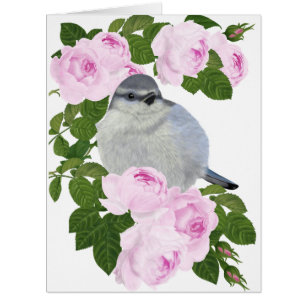 PetitRose "kleiner Vogel und Rosen", große