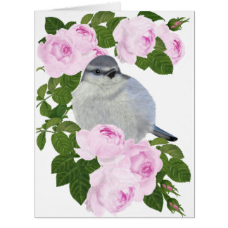 PetitRose "kleiner Vogel und Rosen", große