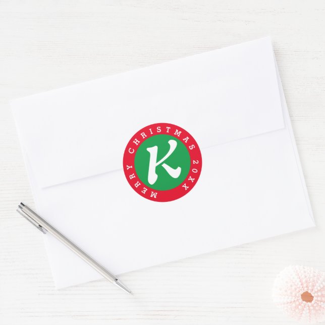Petits autocollants de scellés d'enveloppe de Noël (Enveloppe)