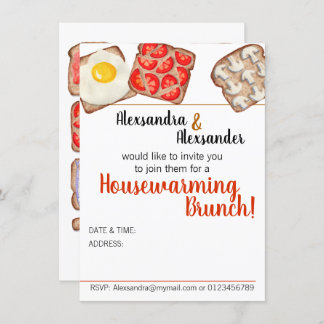 Petits déjeuners et brunch Invitations