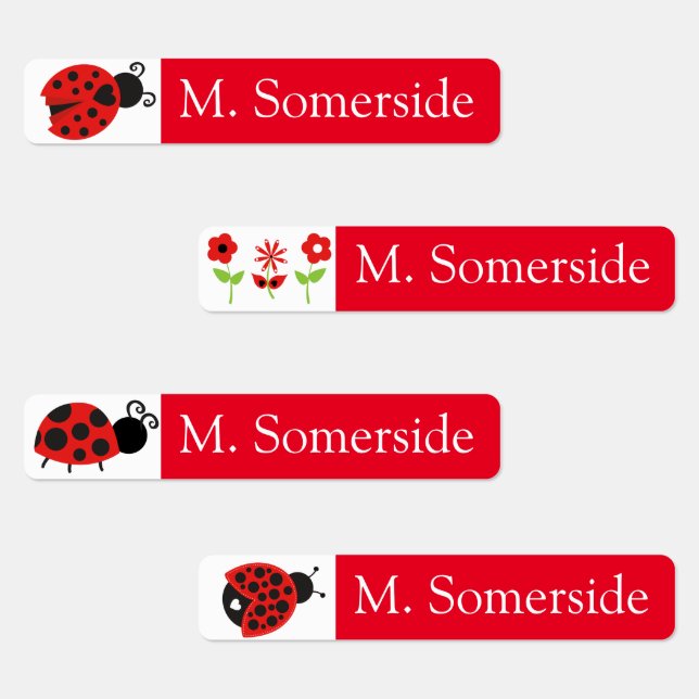 Petits enfants étanches Nom Étiquettes pour le cam (Groupe)