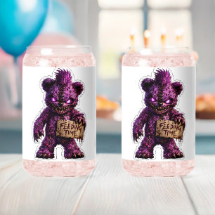 Petits monstres nourrissant le monstre violet buva