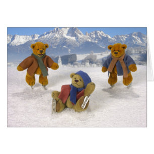 Petits ours de patinage