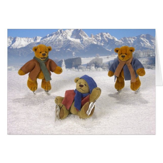 Petits ours de patinage (Devant horizontal)