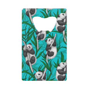 Petits panda turquoise