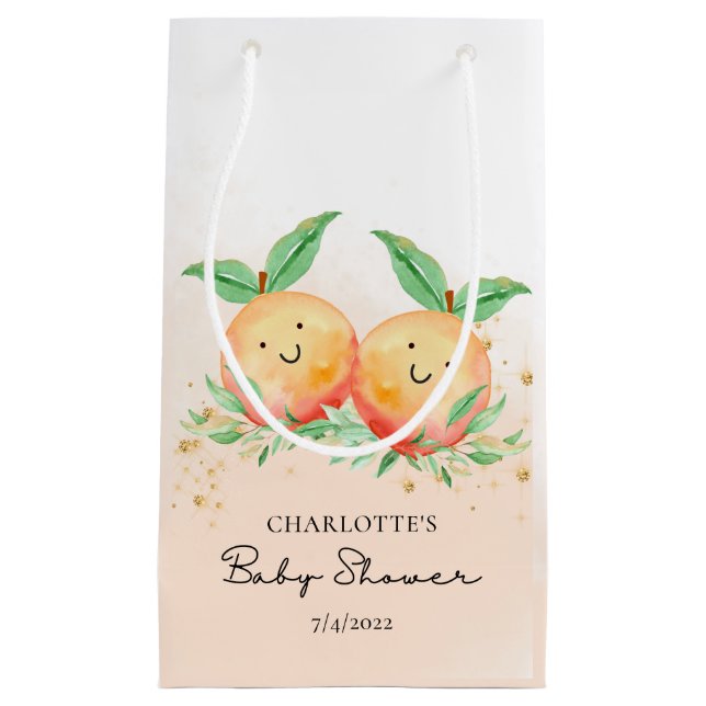 Petits pêches douces petit sac cadeau (Devant)