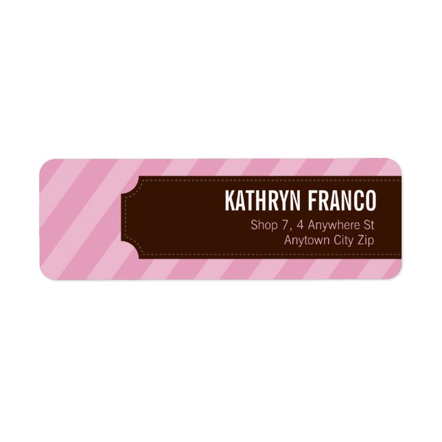 PETITS PHOQUES ÉTIQUETTES :: candystripes 3L (Devant)