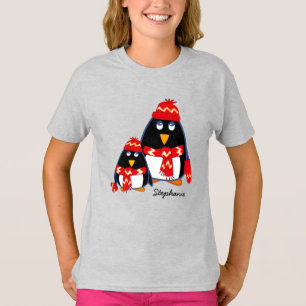 Petits pingouins sur mesure T-shirts de Noël