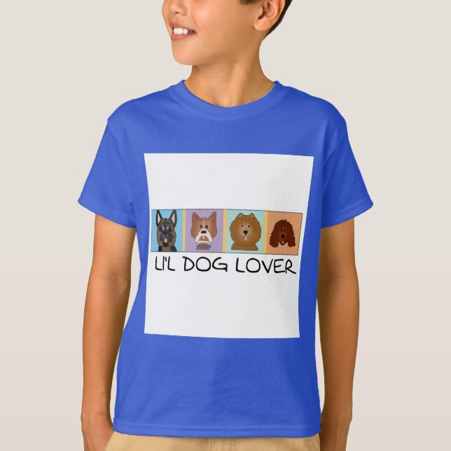 Petits T-shirts et cadeaux d'amoureux des chiens (Devant)