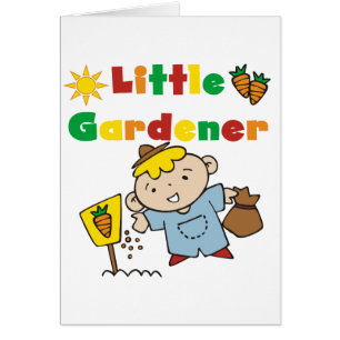 Petits T-shirts et cadeaux de jardinier de garçon