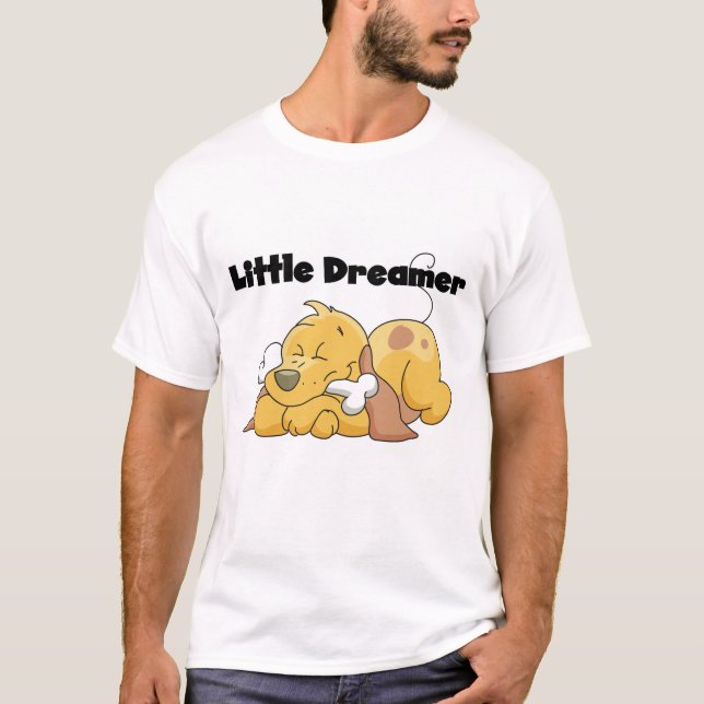 Petits T-shirts et cadeaux de rêveur de chien (Devant)