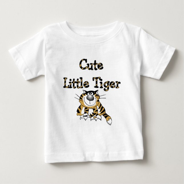 Petits T-shirts et cadeaux mignons de tigre (Devant)