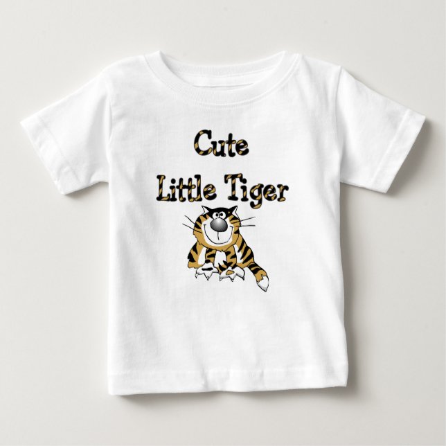 Petits T-shirts et cadeaux mignons de tigre (Devant)