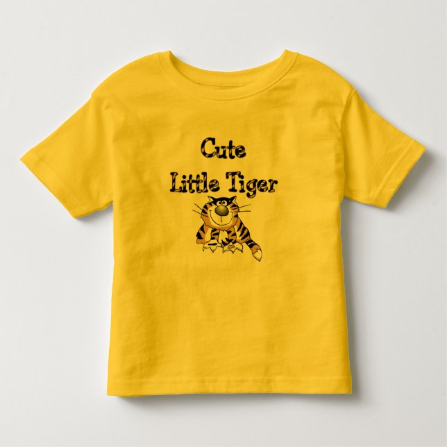 Petits T-shirts et cadeaux mignons de tigre (Devant)