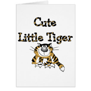 Petits T-shirts et cadeaux mignons de tigre
