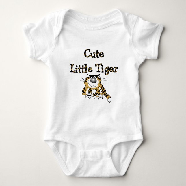 Petits T-shirts et cadeaux mignons de tigre (Devant)