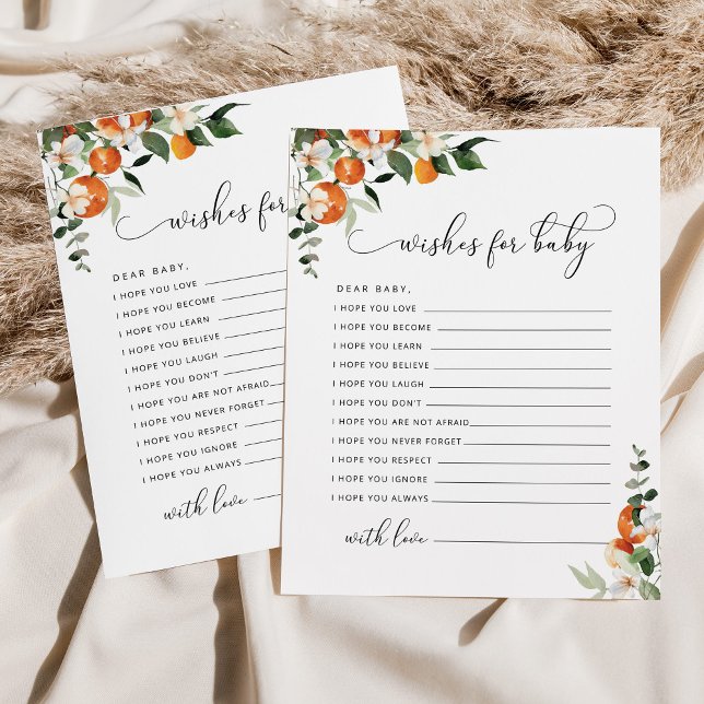 Petits voeux pour la carte bébé (Créateur téléchargé)