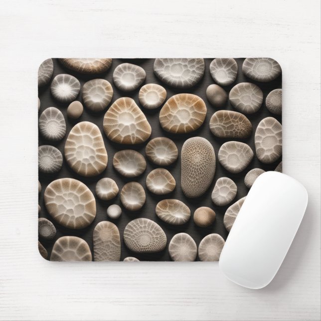 Petoskey Stone Collection Mousepad (Mit Mouse)