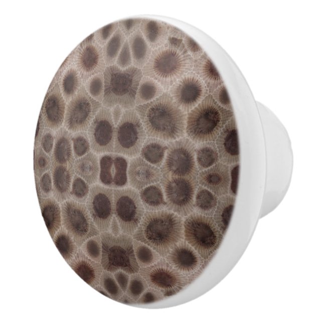 Petoskey Stone Keramikknauf (Rechts)
