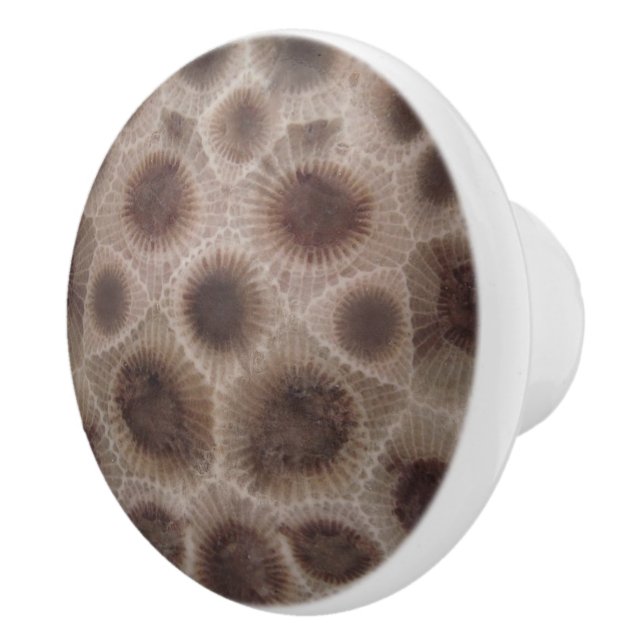 Petoskey Stone Keramikknauf (Rechts)