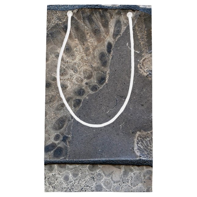 Petoskey Stone Pattern Kleine Geschenktüte (Vorderseite)