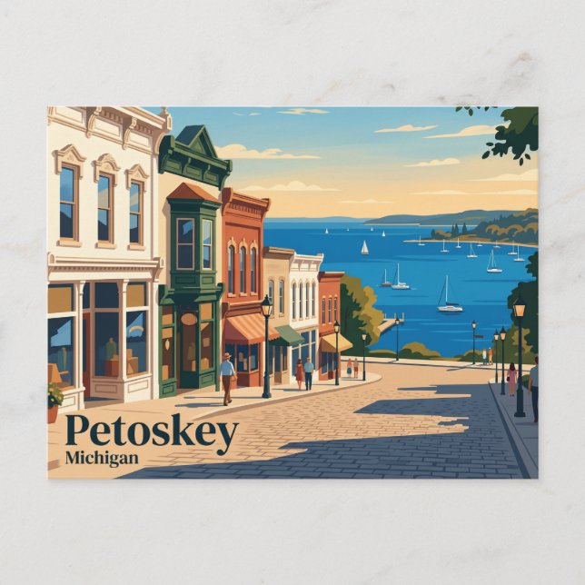 Petoskey USA Postkarte (Vorderseite)