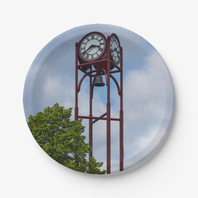Petosky Tower of Time Pappteller (Vorderseite)