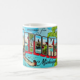 Petowskey Michigan Postkarten-Tasse Kaffeetasse