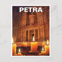 Petra Jordan Candles Night