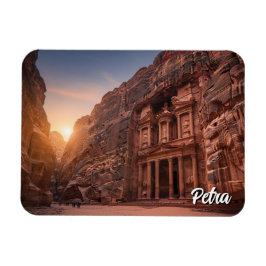 Petra Jordan Travel Magnet