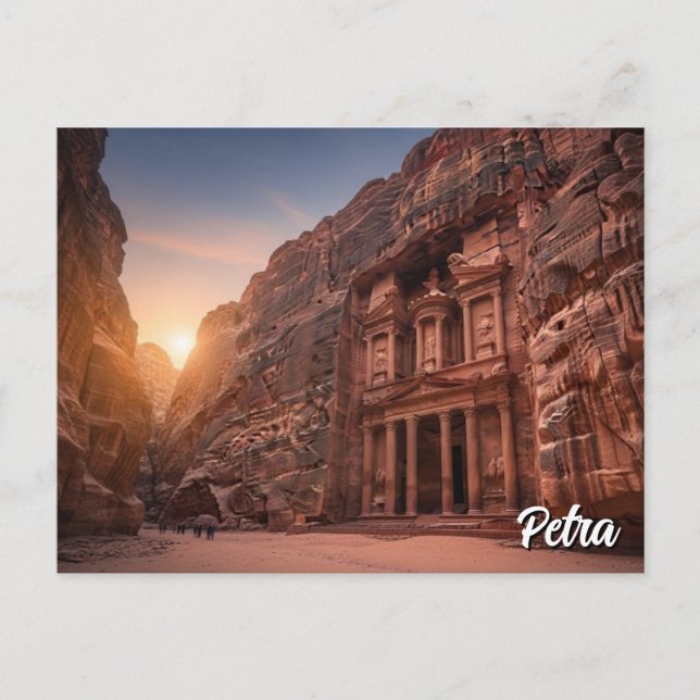 Petra Jordan Travel Postkarte (Vorderseite)