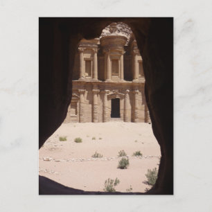 Petra-Kloster flüchtige Blick Postkarte