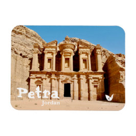 Petra Kloster in Jordanien Magnet von Velvet Escap